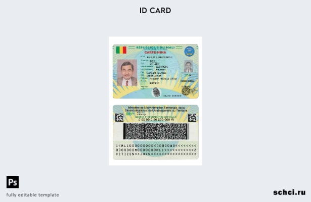 цифровая загрузка шаблона Mali Carte Nina
